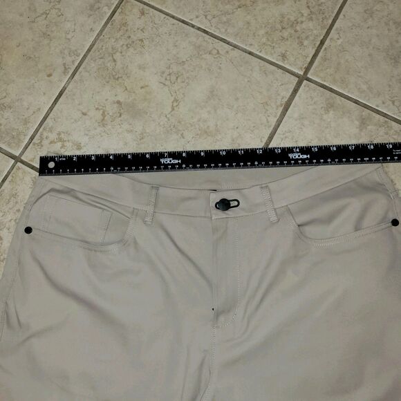 Public Rec Pants Mens 36x34 Sand Beige Workday 2.0 Performance Golf NWOT - Picture 3 of 8